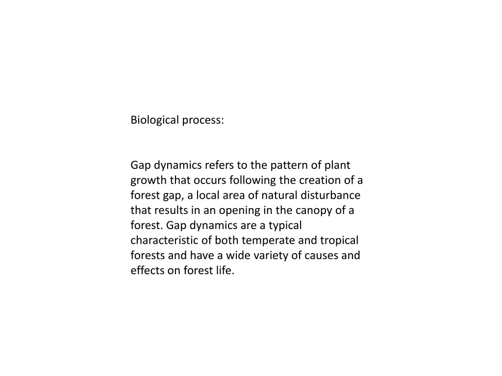 biological process