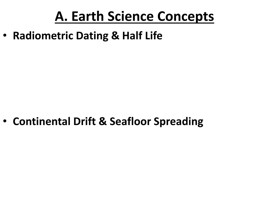 a earth science concepts radiometric dating half