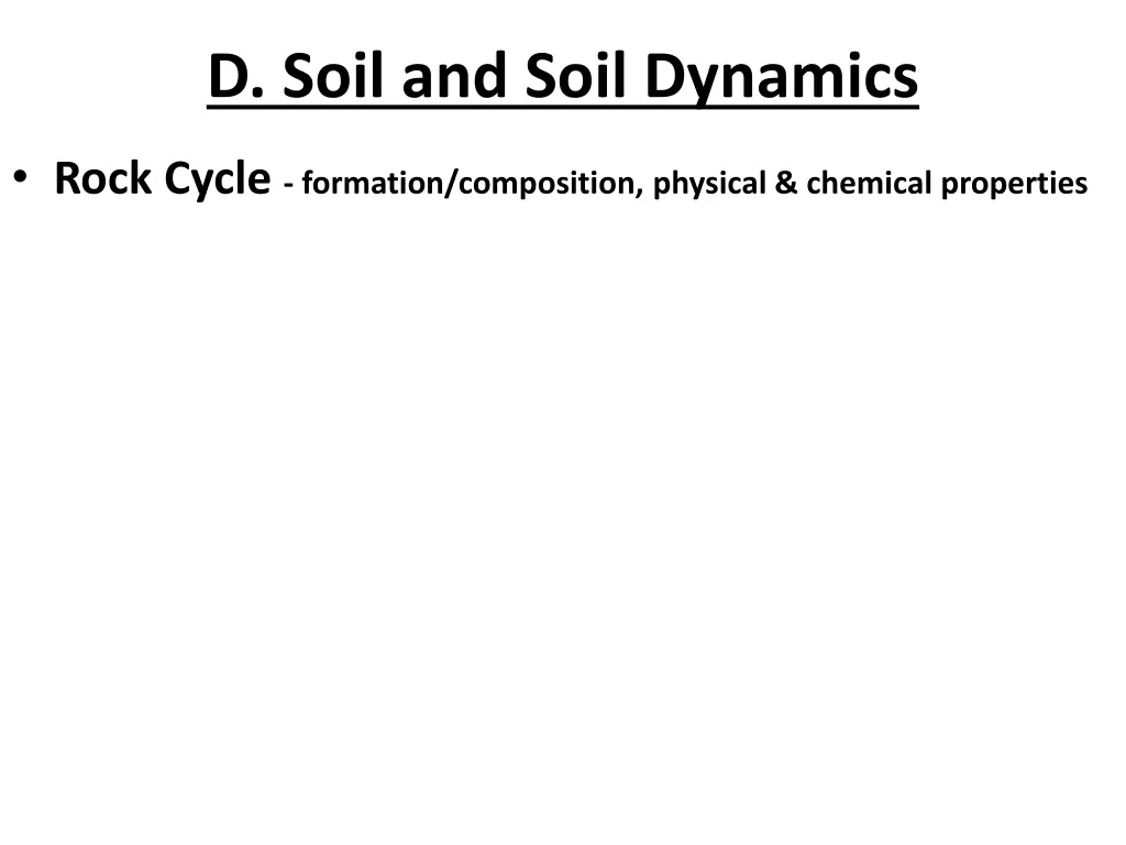 d soil and soil dynamics