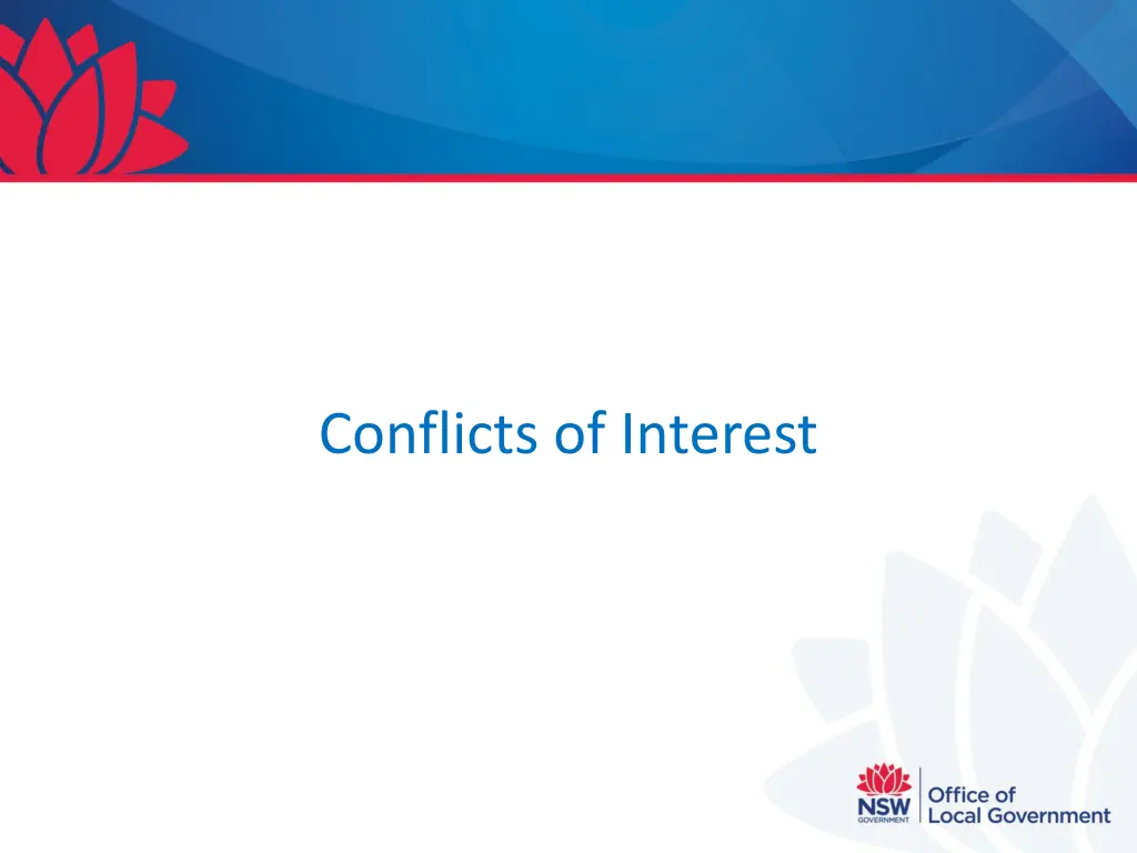 conflicts of interest