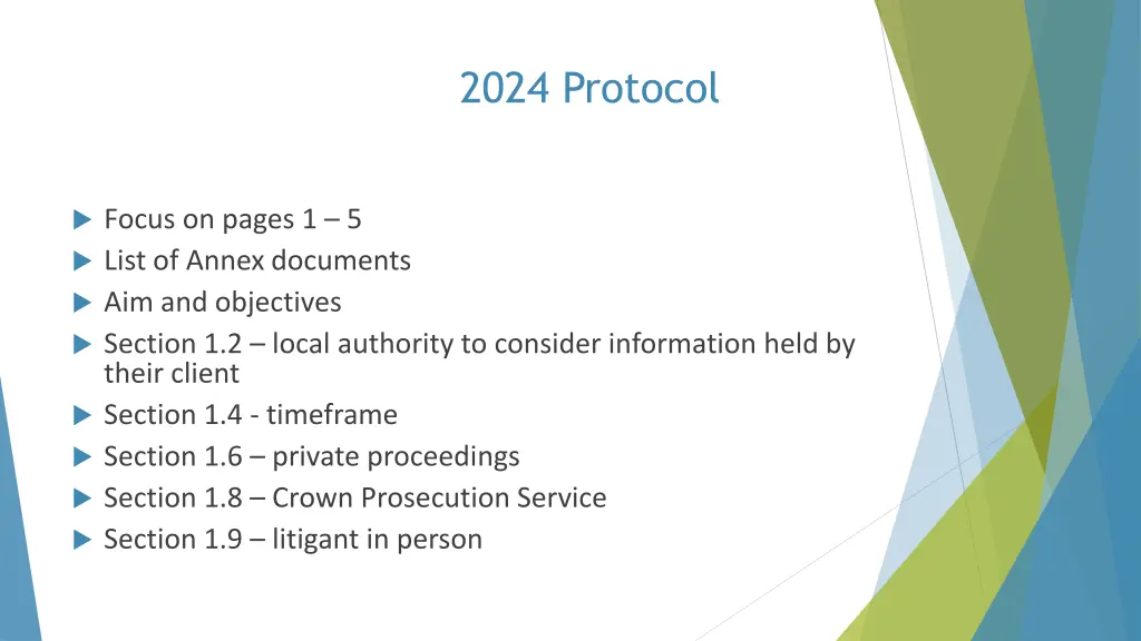 2024 protocol