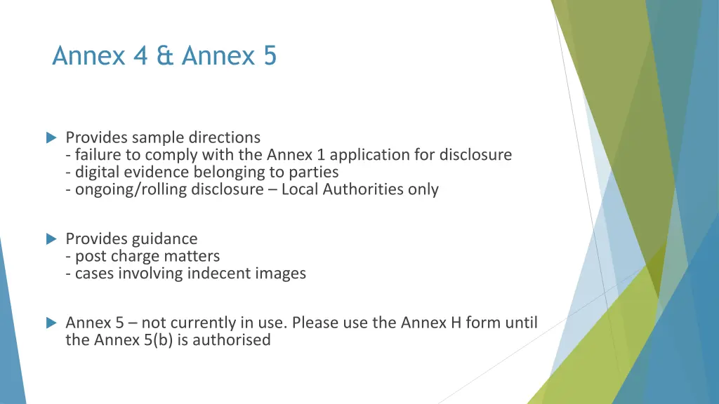 annex 4 annex 5