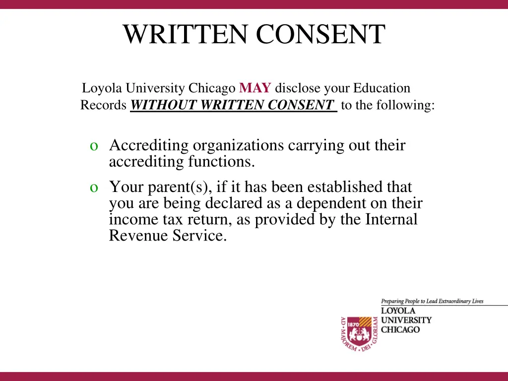 written consent 3