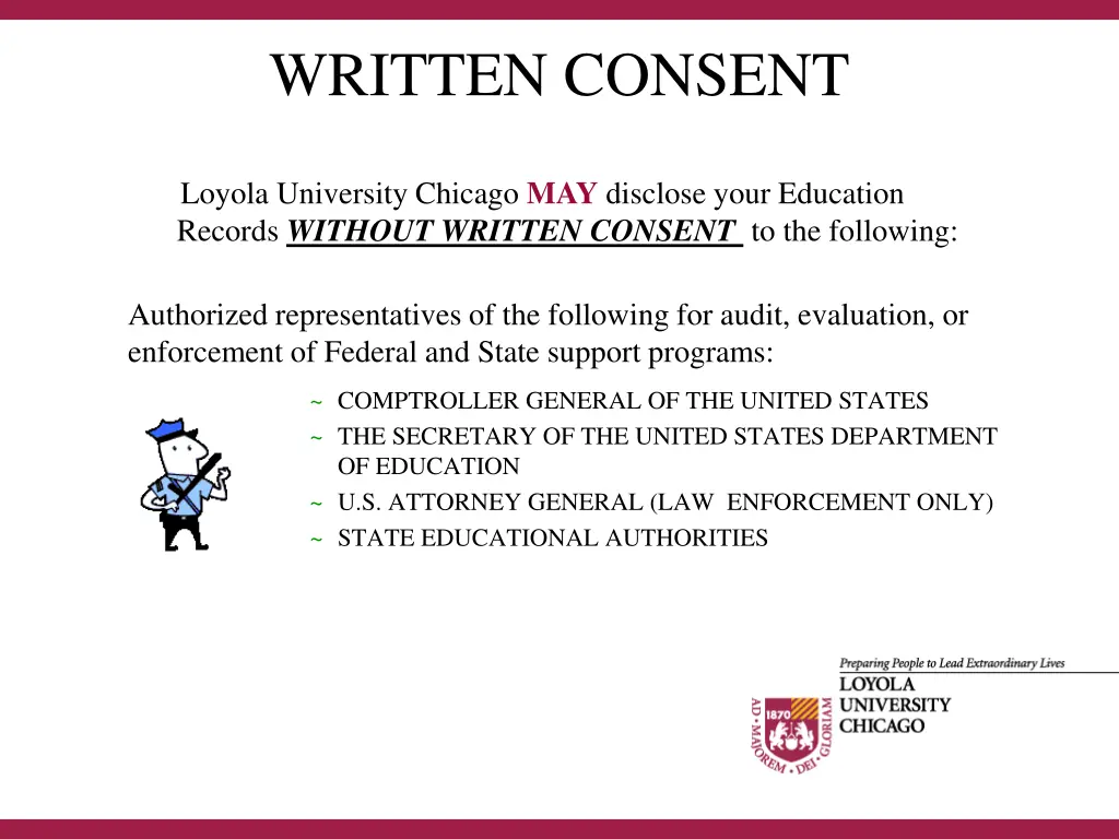 written consent