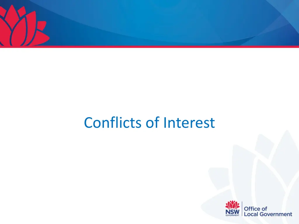 conflicts of interest