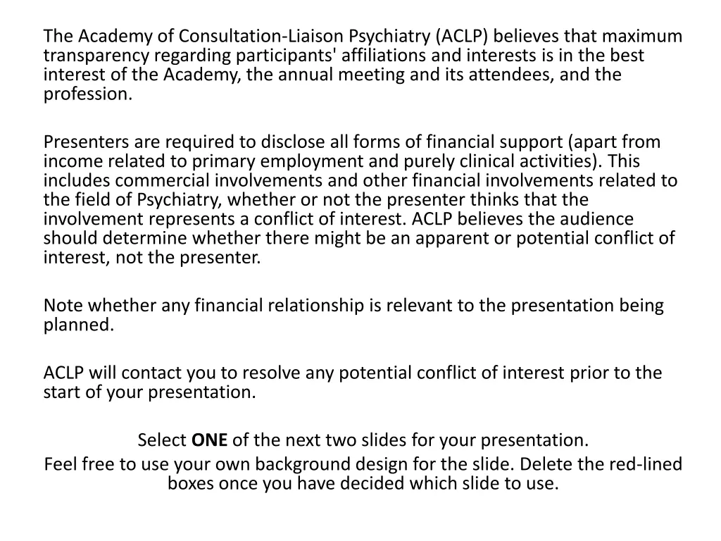 the academy of consultation liaison psychiatry