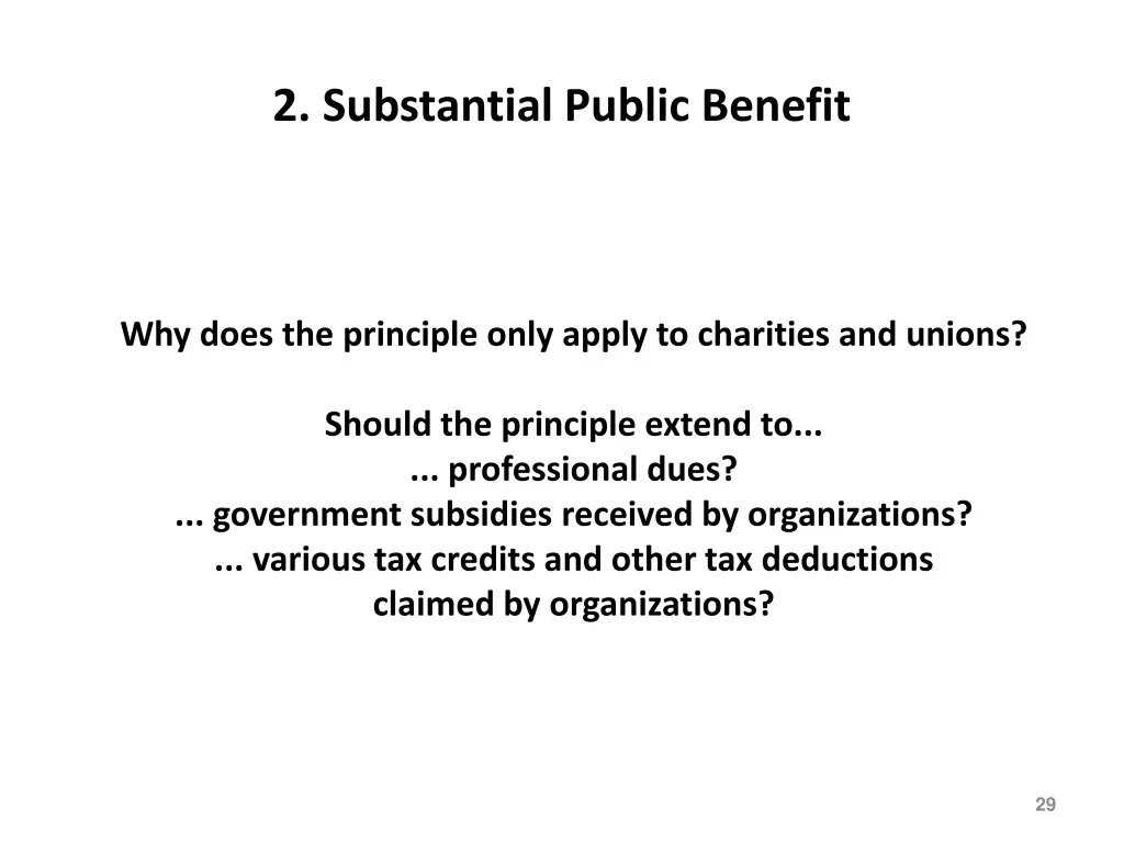 2 substantial public benefit 2