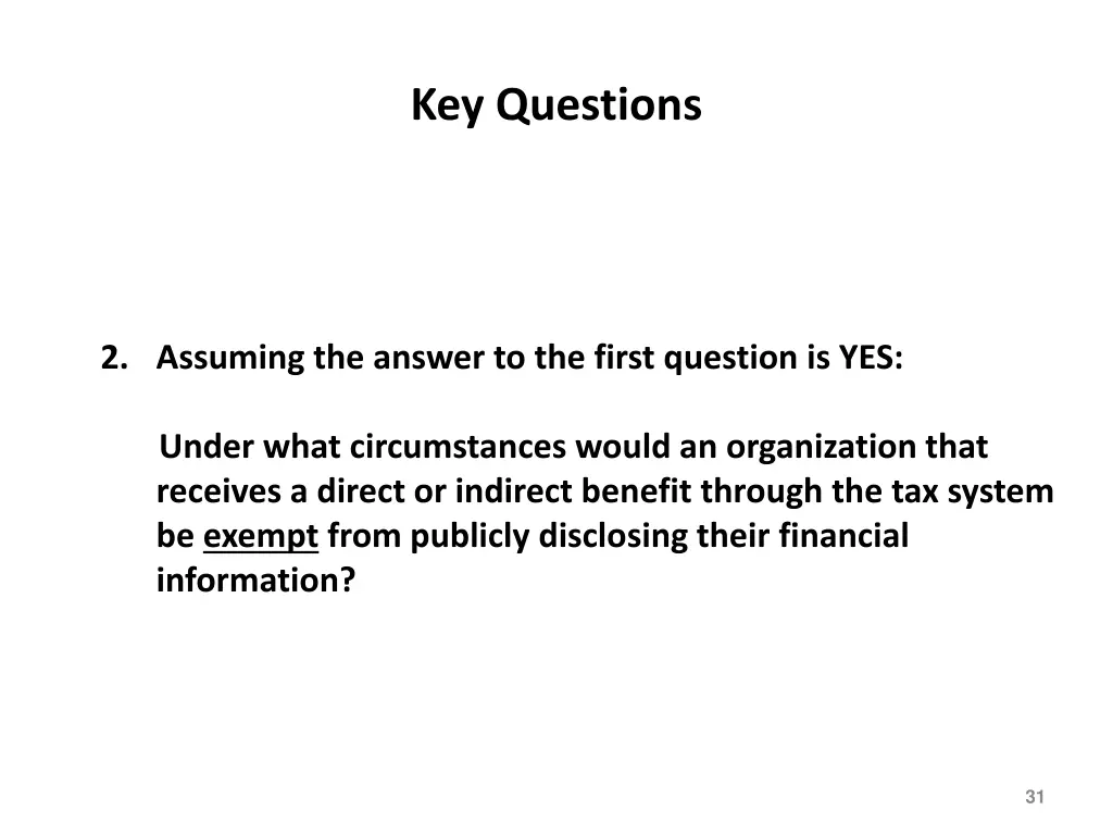 key questions 1