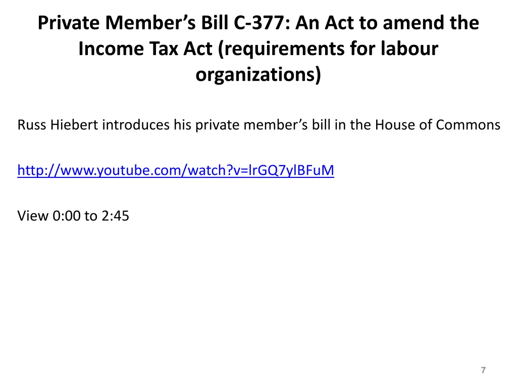 private member s bill c 377 an act to amend