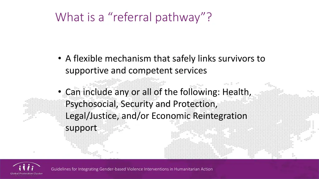 what is a referral pathway