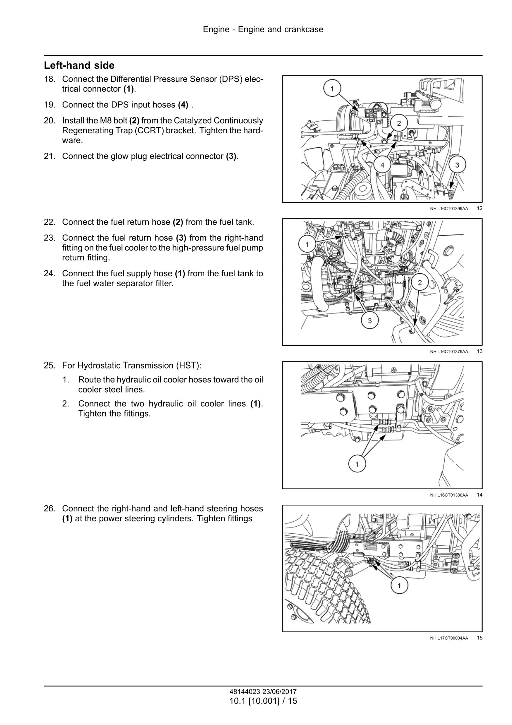 engine engine and crankcase 11