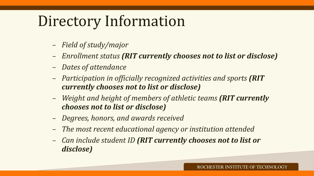 directory information 1