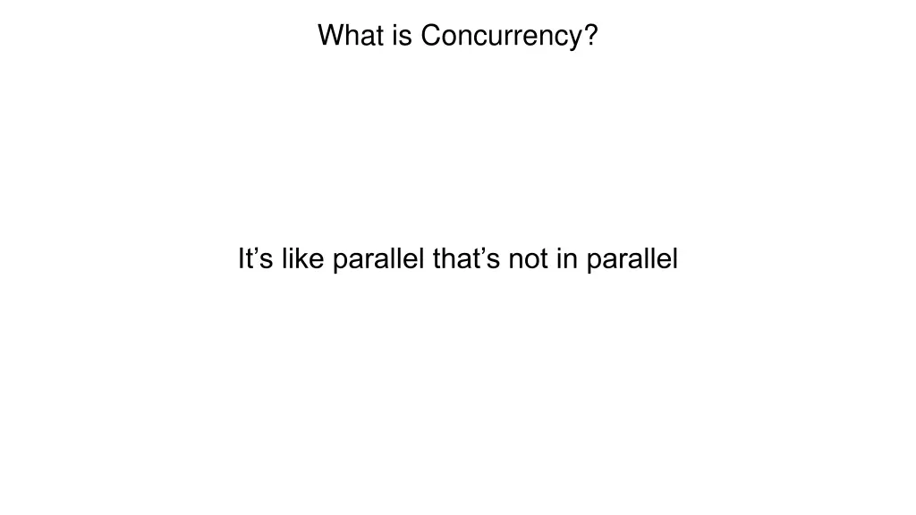 what is concurrency