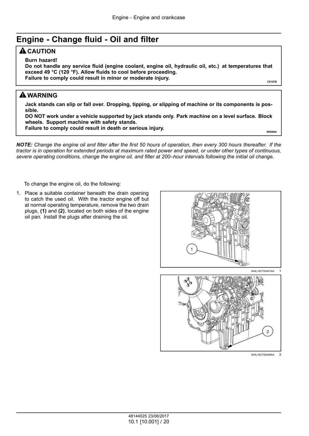 engine engine and crankcase 16