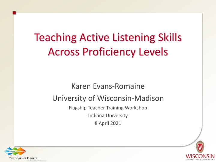 teaching active listening skills across