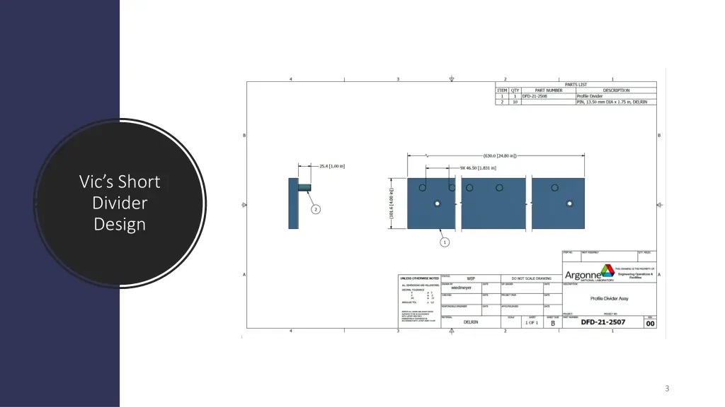 vic s short divider design