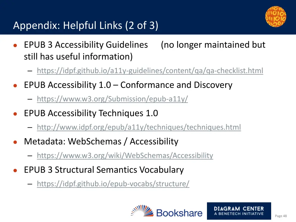 appendix helpful links 2 of 3