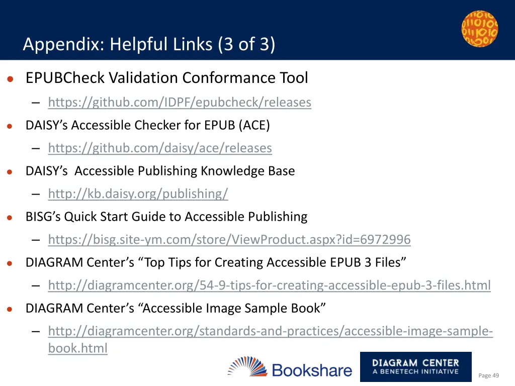 appendix helpful links 3 of 3