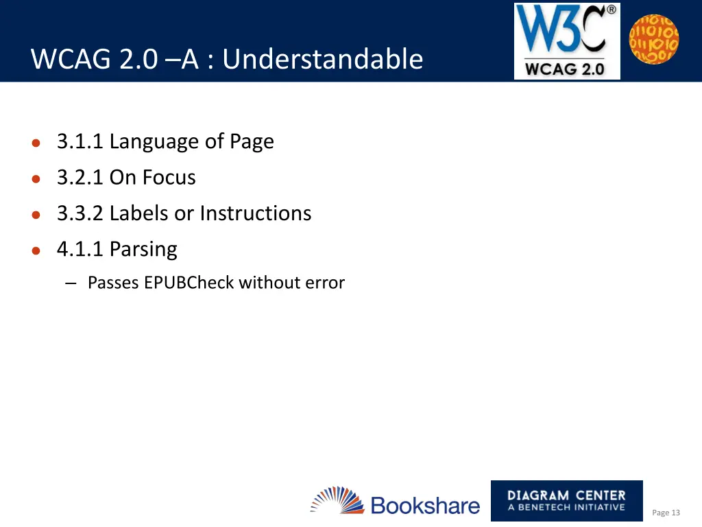 wcag 2 0 a understandable