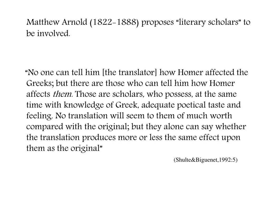 matthew arnold 1822 1888 proposes literary