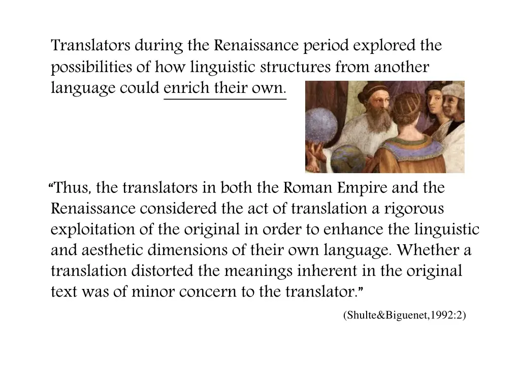 translators during the renaissance period