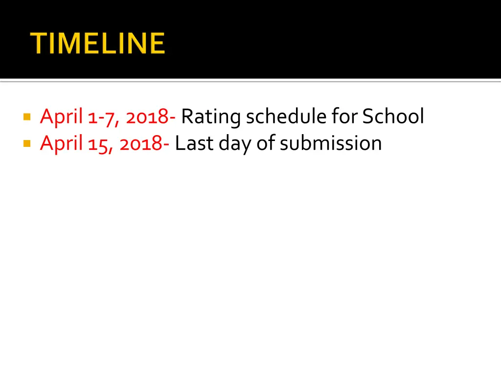 april 1 7 2018 rating schedule for school april