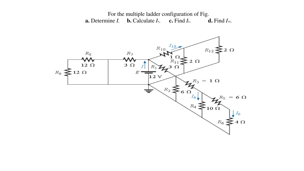 for the multiple ladder configuration