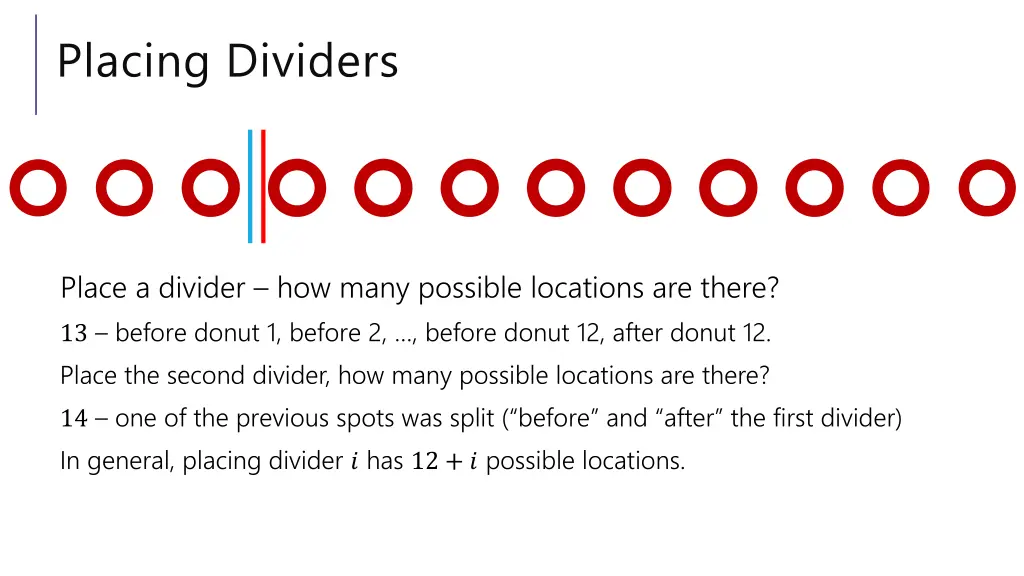 placing dividers 2