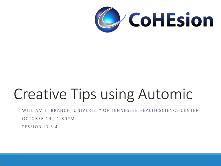 creative tips using automic