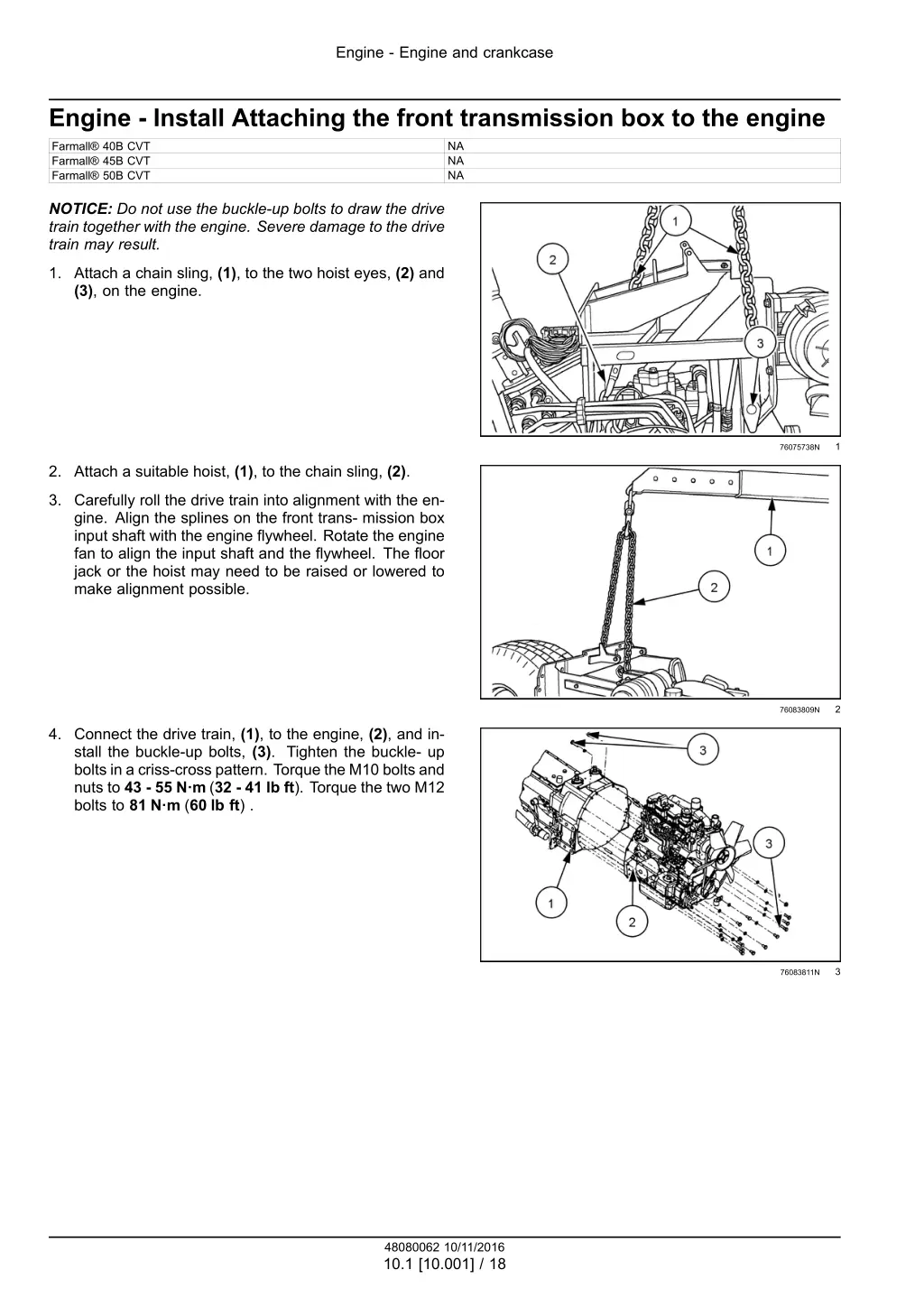 engine engine and crankcase 10