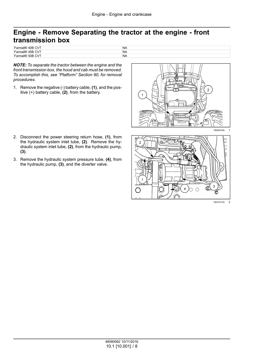 engine engine and crankcase