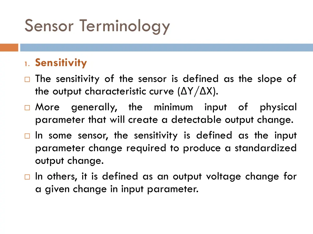 sensor terminology 1