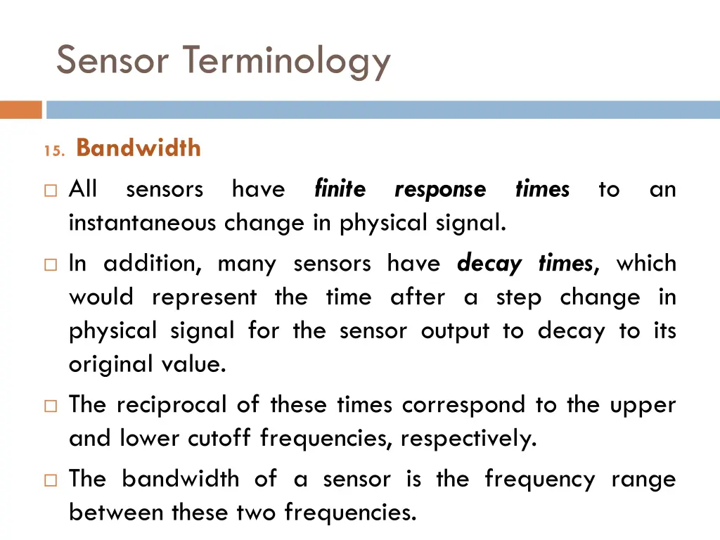 sensor terminology 10