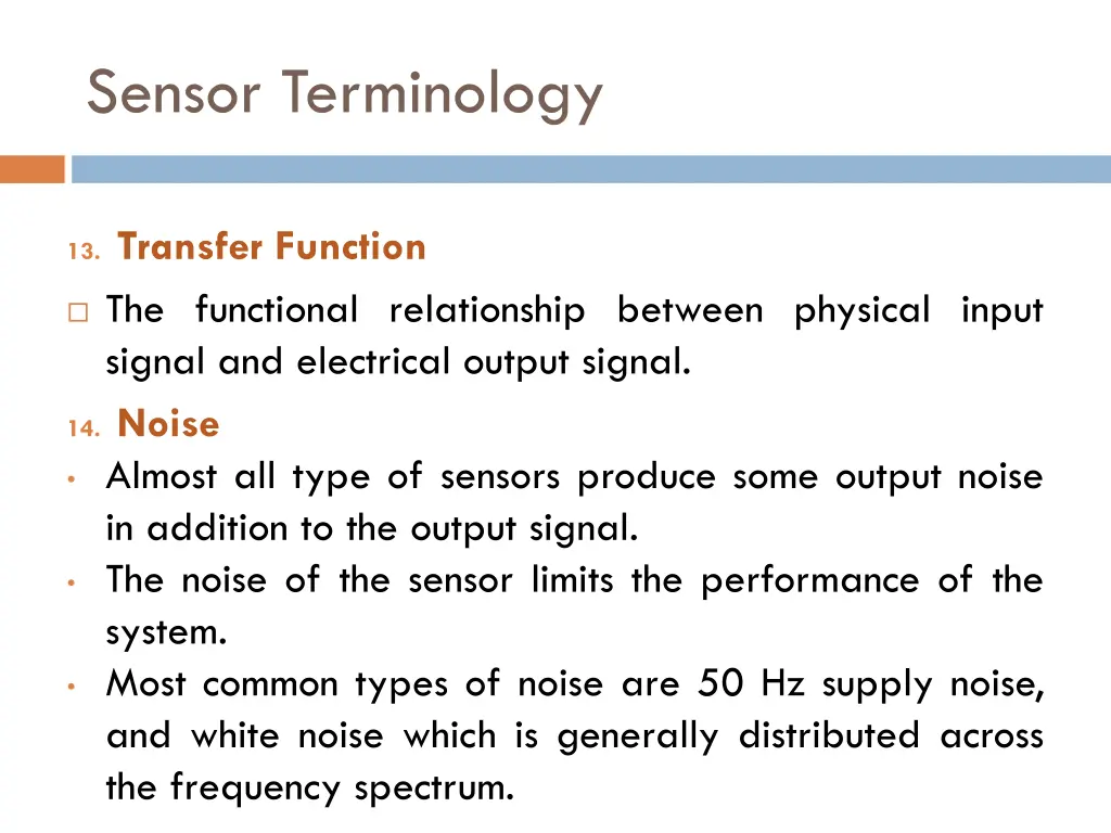 sensor terminology 9