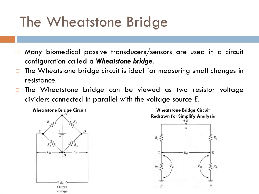 the wheatstone bridge