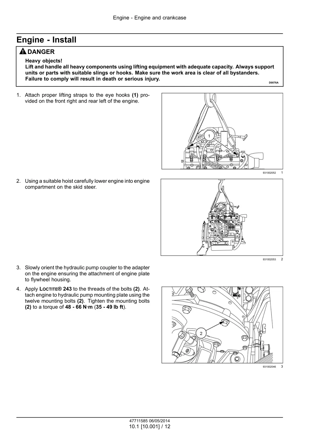 engine engine and crankcase 9