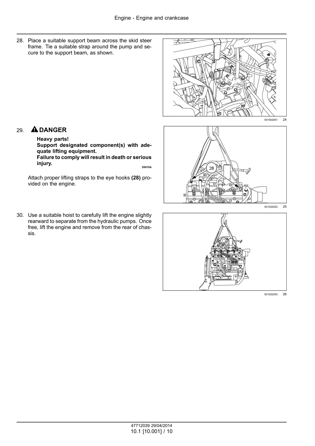 engine engine and crankcase 7