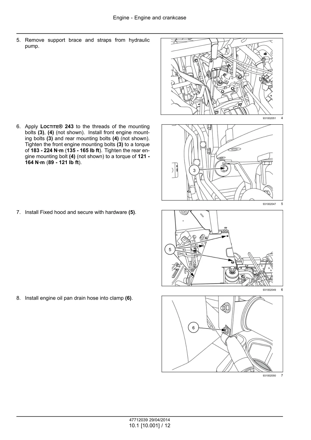 engine engine and crankcase 9