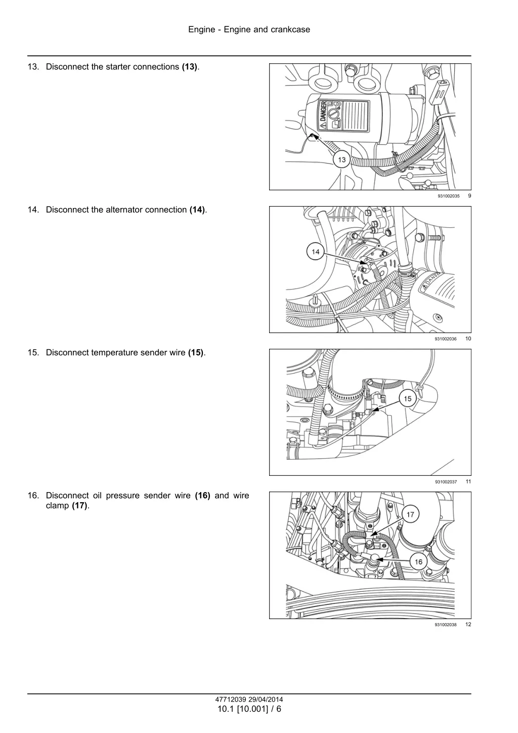 engine engine and crankcase 3