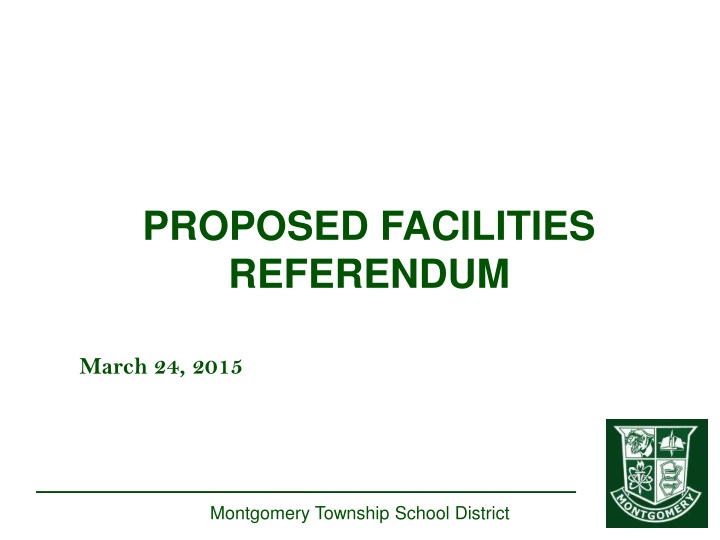 proposed facilities referendum