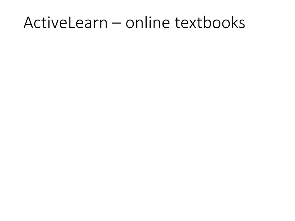 activelearn online textbooks