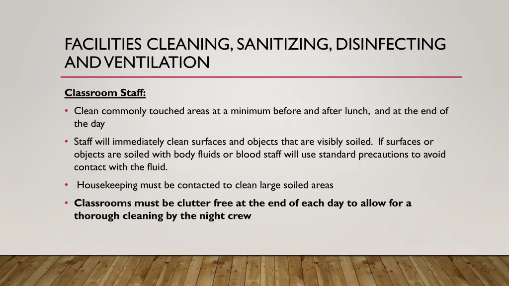 facilities cleaning sanitizing disinfecting 2