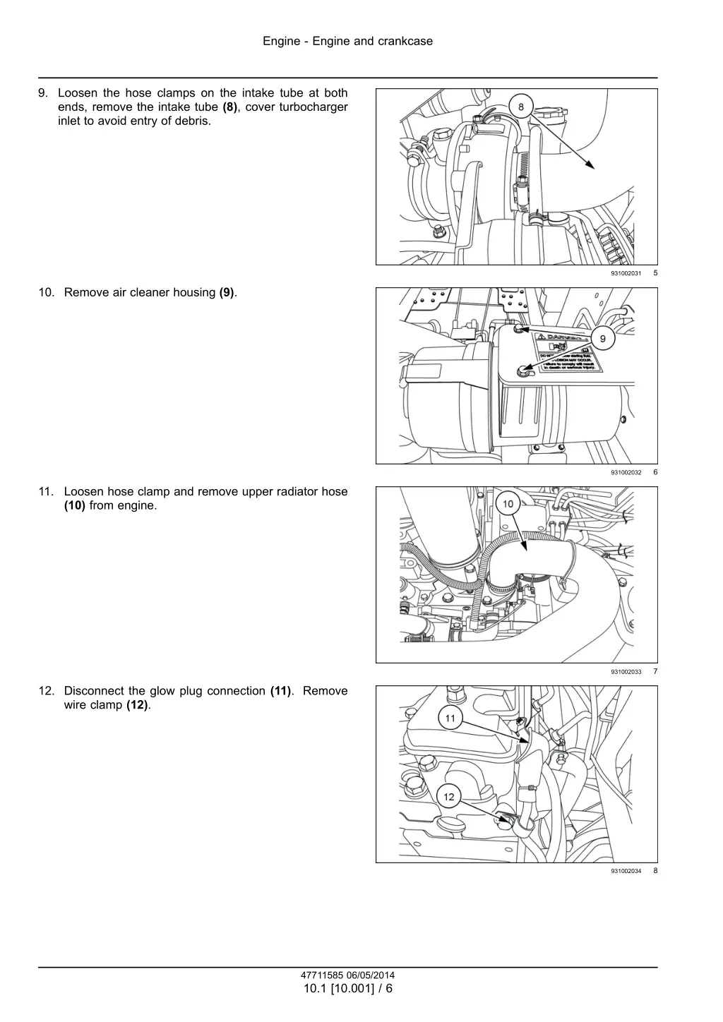 engine engine and crankcase 3