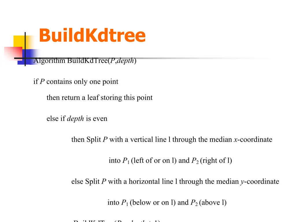 buildkdtree