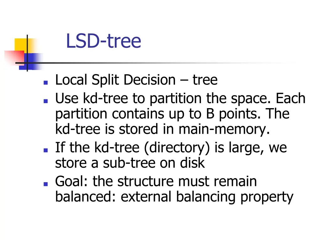 lsd tree