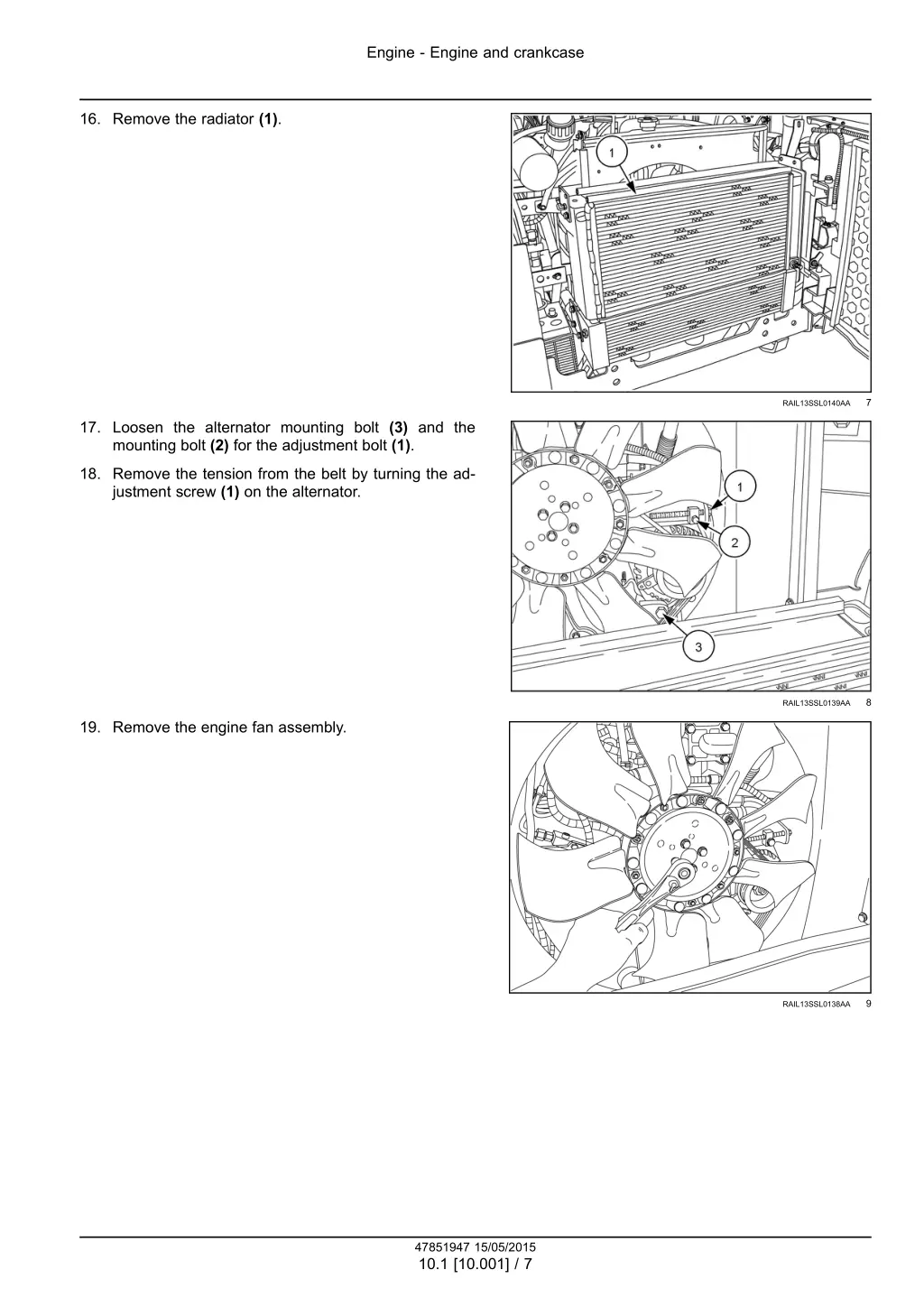 engine engine and crankcase 4