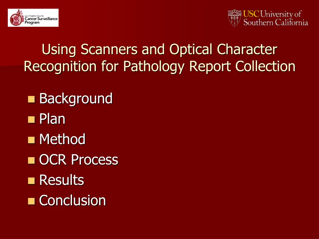 using scanners and optical character recognition 1