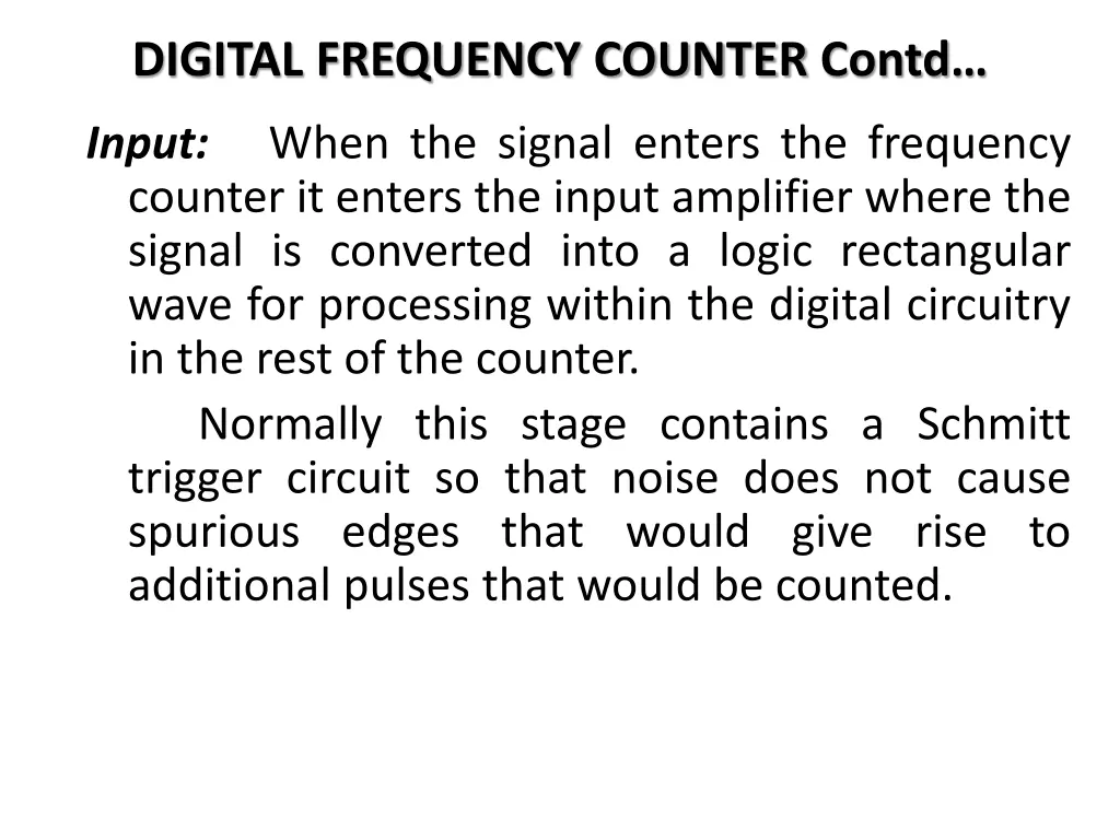 digital frequency counter contd 1