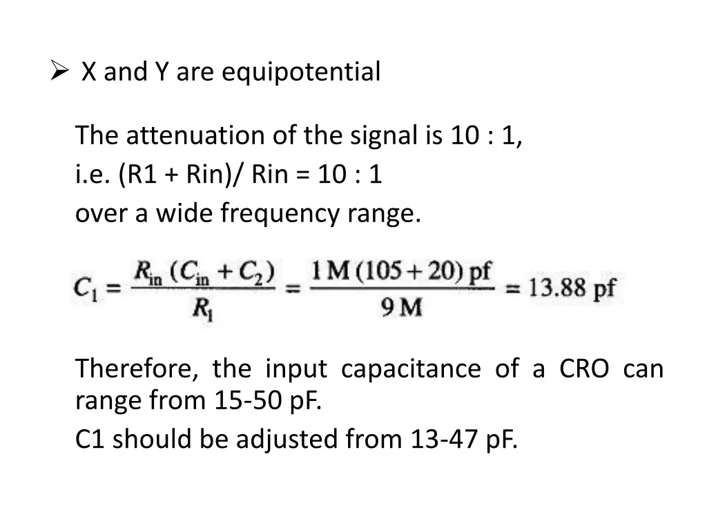 x and y are equipotential