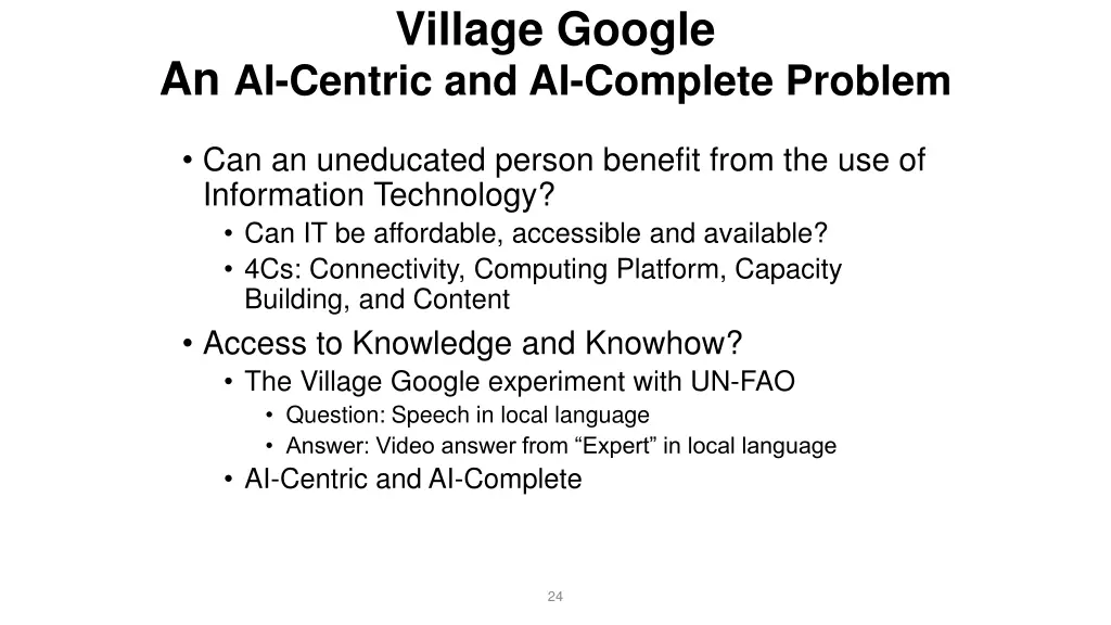 village google